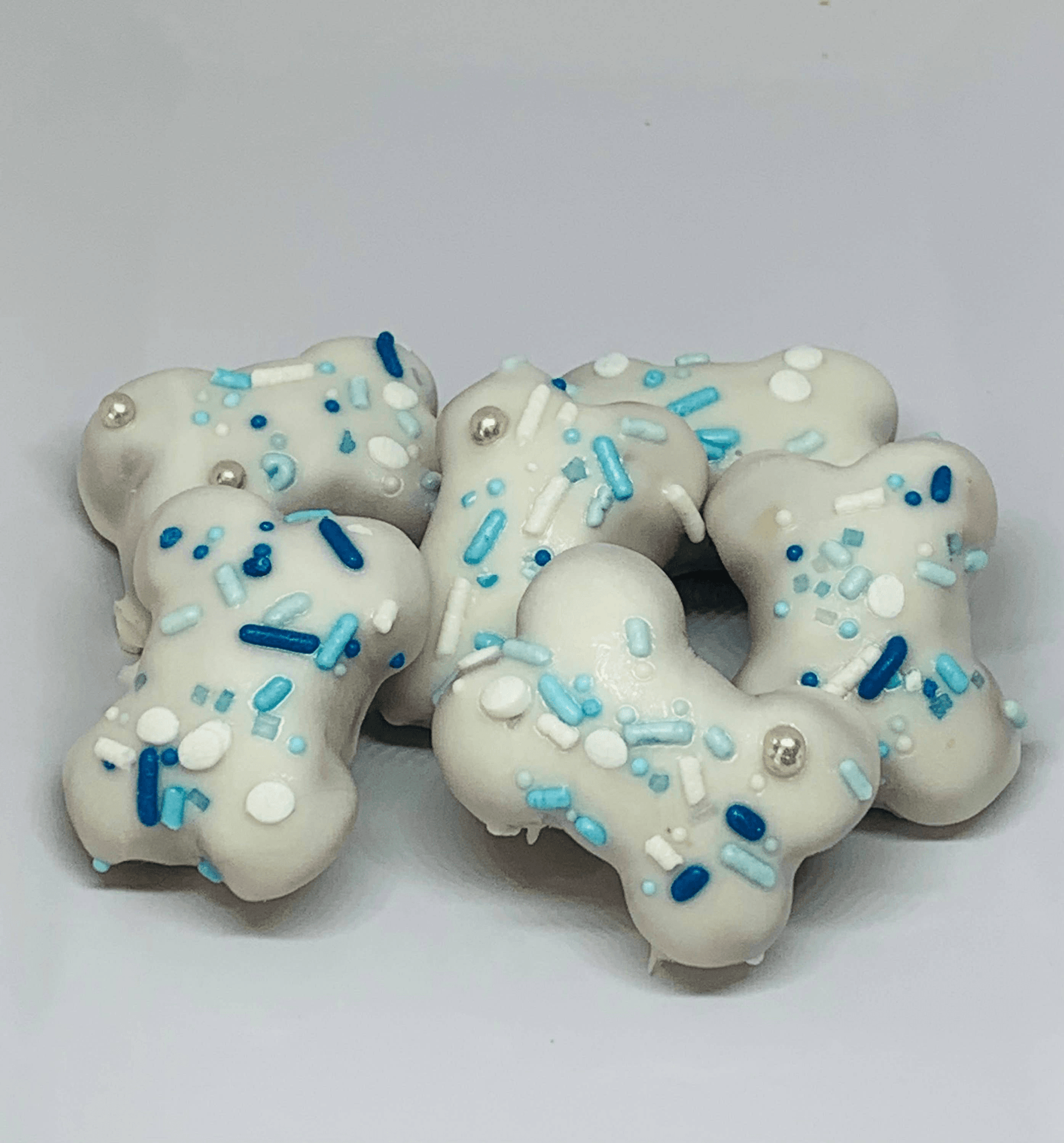 PB & Banana Delight Dog Cookies with Icing and Sprinkles-4